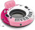56824 Надувной круг-кресло 135см "River Run Pink" с ручками, до 100к (6шт/уп)