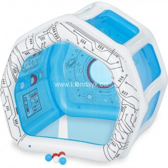 52632 BW Игровой домик 125x105x117см "Космическая станция" с мячами 6 шт, от 2 лет (4т/уп) 52632 BW Игровой домик 125x105x117см "Космическая станция" с мячами 6 шт, от 2 лет (4т/уп)