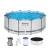 56420 BW Каркасный бассейн Steel Pro Max 366х122см, 10250л, фил.-насос 2006л/ч, лестница, тент, уп.1