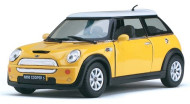 KT5059D Машинка металлическая в д/б 12шт Mini Cooper S". С открывающимися дверями. 1:34. Иннерционная.  ОТГРУЖАЕТСЯ ШТУЧНО