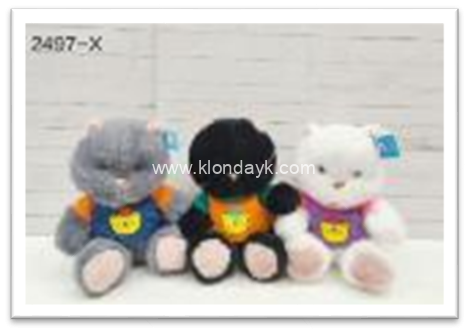 2497-X Кошка в футболке 22см 2497-X Кошка в футболке 22см
