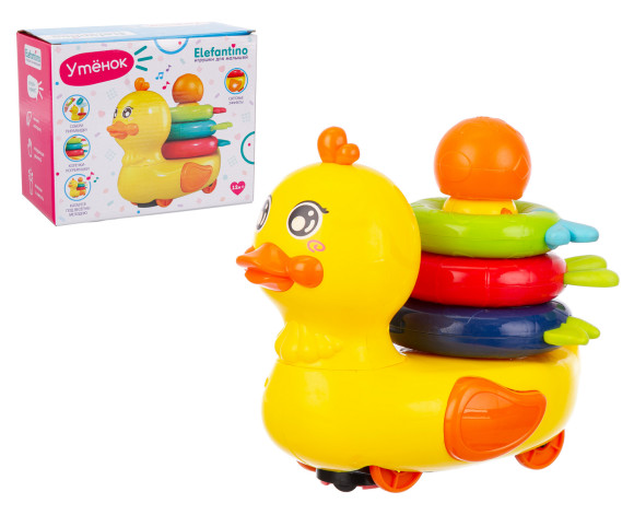 108351 Игрушка развивающая "Уточка"на бат 108351 Игрушка развивающая "Уточка"на бат