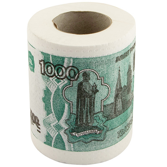 108590Туалетная бумага 1000 руб мини