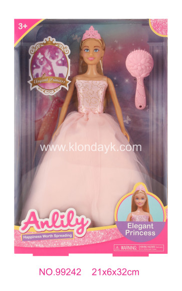 99242/1 кукла Anlily принцесса (148393) в/к 21*6*33