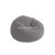 68579 Надувное кресло 114х114х71см "Beanless Bag" серое, 100кг, уп.6