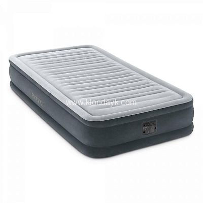 67766 Надувная кровать 99х191х33см "Comfort-Plush" встр.нас. 220В, до 136кг, уп.3