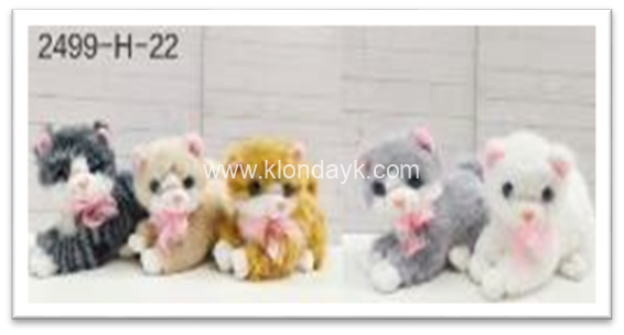 2499-H-22 Кошка в ассортименте 22см