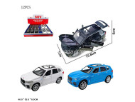 007ЕZ/2 Машина металл  BMW В д/б 12 шт., Свет, звук, двери, багажник, капот открываются, пуллбэк. Размер авто: 15.8х7х6 см.(ОТГРУЖАЕТСЯ КРАТНО ДИСПЛЕЯ) цена за 1шт
