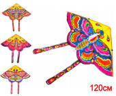 HD-108/1 воздушный змей 120 см 3 вида (упаковано по 20 шт) (149974)