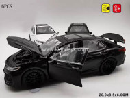 53522-20А/2 Машина металлическая Тойота КамриМасштаб 1:24. В д/б 6 шт.,Свет фар, звук работающего мотора, двери, багажник, капот открываются. Размер машины: 20х8.5х6 см.(ОТГРУЖАЕТСЯ КРАТНО ДИСПЛЕЯ) цена за 1шт