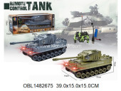 163-E8305A/1 Танк р.у. 2 цвета 1:24 (146588) в коробке 39*15*15