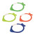 26009 BW Набор для подводной игры "Кольца - Рыбки" от 3 лет, 4 цвета в наборе