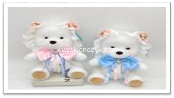 2503-J Мишка с ленточкой 23см 2503-J Мишка с ленточкой 23см
