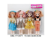 SY000-123/1 кукла шарнирная 35 см 4 вида 3D глаза (152352) в/п 15*5*38 SY000-123/1 кукла шарнирная 35 см 4 вида 3D глаза (152352) в/п 15*5*38