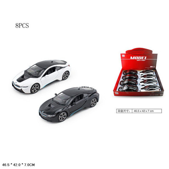 24271/3 Машина металл. bmw, звук, свет, 8шт в дисплее 24271/3 Машина металл. bmw, звук, свет, 8шт в дисплее