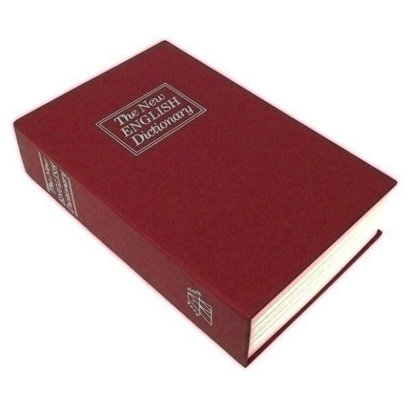 194791 Книга сейф Английский словарь 24 см. бордовая 194791 Книга сейф Английский словарь 24 см. бордовая