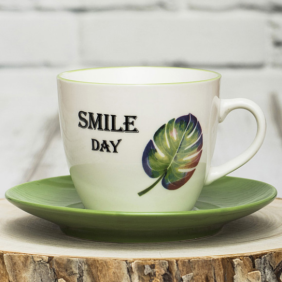 199934 Кружка Монстера 220мл SMILE DAY