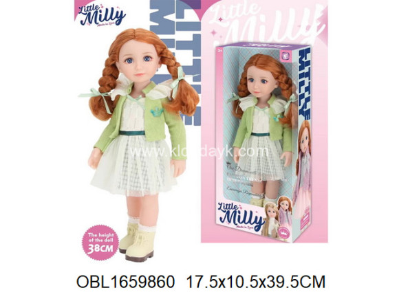 92017-C/1 кукла 38 см Little Milly (151763) в/к 17,5*10,5*39,5
