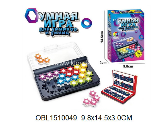 IQ-7A/1 Настольная игра Умная игра (147129) в коробке 9,8*14,5*3 IQ-7A/1 Настольная игра Умная игра (147129) в коробке 9,8*14,5*3