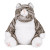 HH052413-25 Кот Пухляш Серый, 25 см
