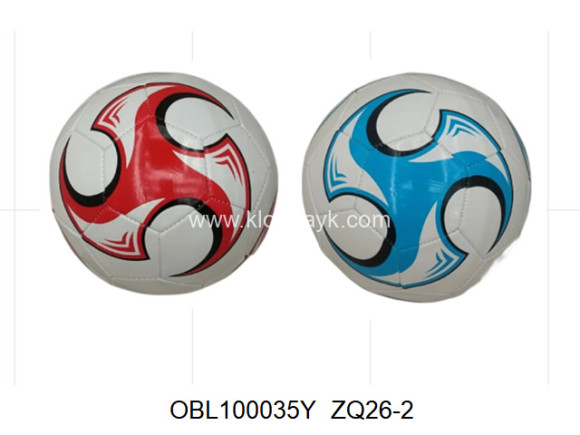 ZQ26-2/1 мяч футбольный PVC размер 5 280 г 4 цвета (149839)