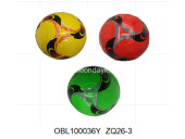 ZQ26-3/1 мяч футбольный PVC размер 5 280 г 4 цвета (149840)