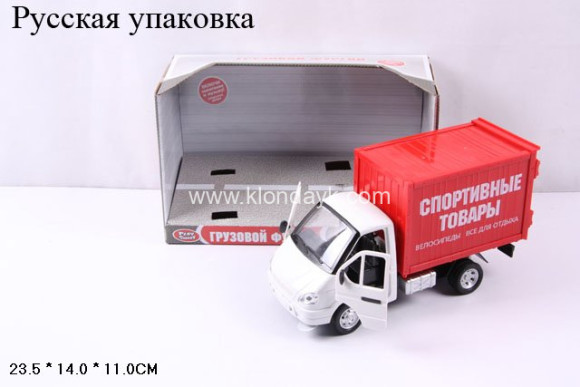9077-C инерц. "Автопарк" фургон "Мебель" со звуком и светом 21см 9077-C инерц. "Автопарк" фургон "Мебель" со звуком и светом 21см