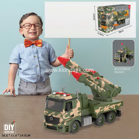 JK2023-1/3 Машина с военной техникой, звук, свет JK2023-1/3 Машина с военной техникой, звук, свет