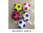 ZQ05-10/1 мяч футбольный PVC размер 5 280 г 5 цветов (149844)