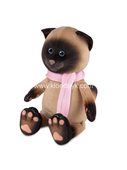 MRT022210-1-20 Мягкая Игрушка Кот Сима в Шарфе, 20 см
