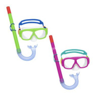 24035 BW Комплект для плавания "Essential Freestyle Snorkel" от 7 лет, 2 цвета (12шт/уп)