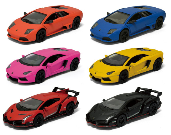 KT5370D Н 1:38 Lamborghini матовые 3 вида (Aventador LP 700-4/Murcielago LP640/Veneno) ОТГРУЖАЕТСЯ ШТУЧНО